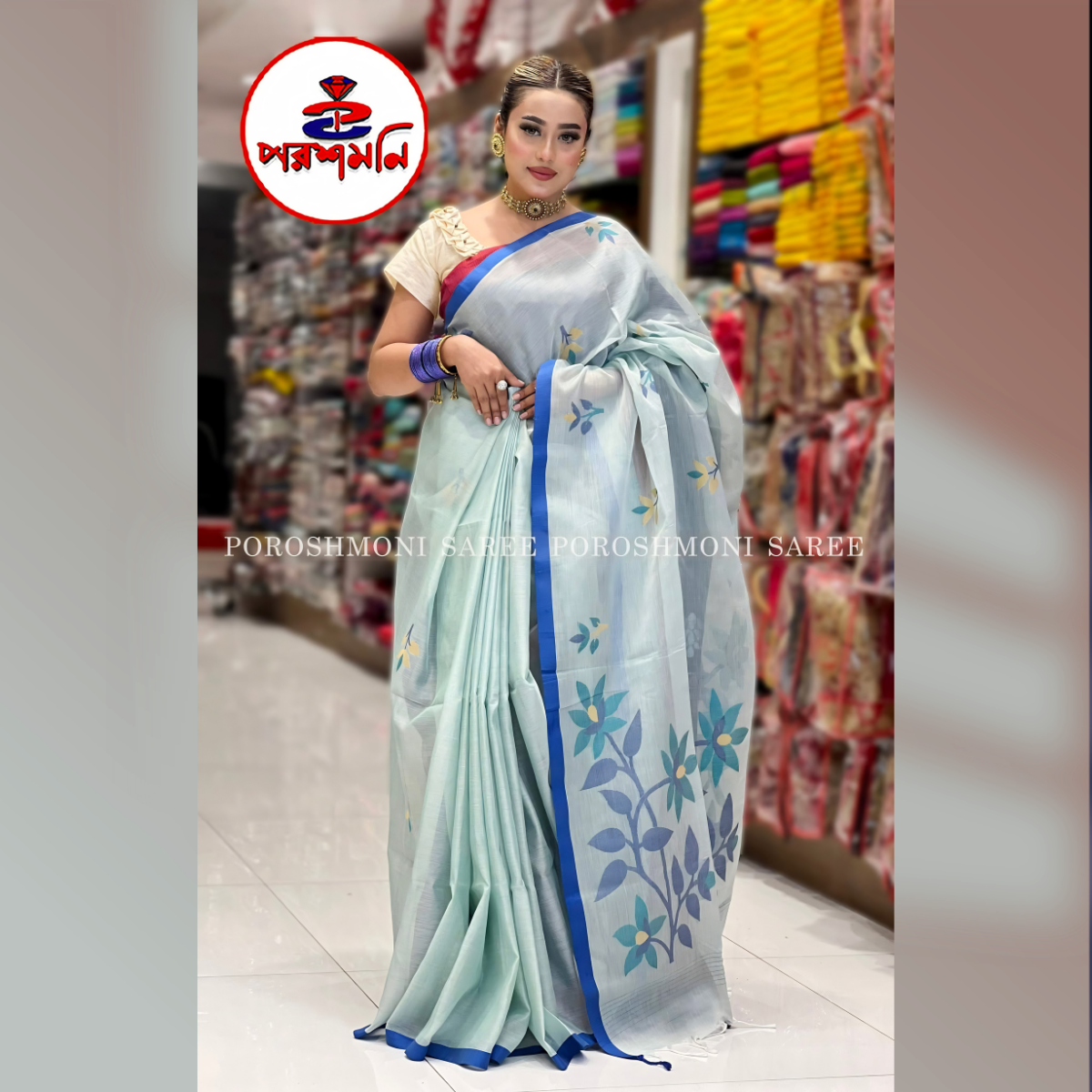 🌼 Feel Fresh, Look Graceful – Premium Cotton Sarees 🌼