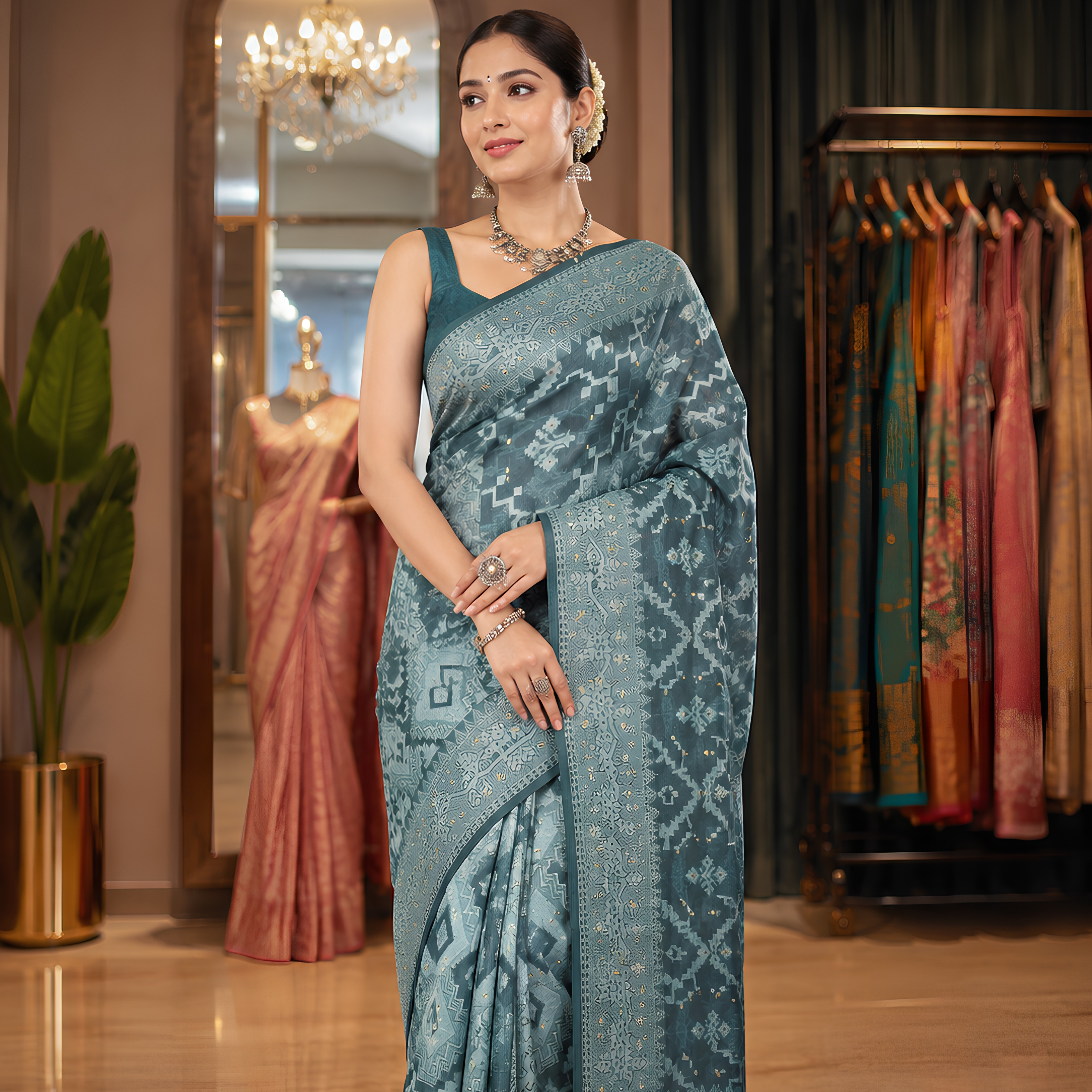 ✨ এক শাড়িতেই ফুটে উঠুক আপনার আভিজাত্য