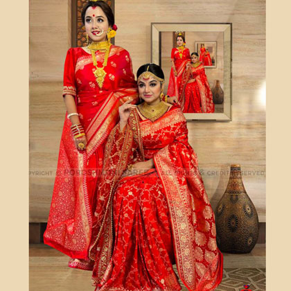 💫 The Royal Touch of Tradition – Wedding Benaroshi Collection 💫