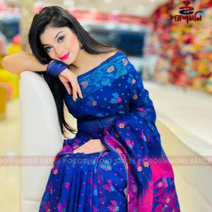 Beautiful Half Silk Saree