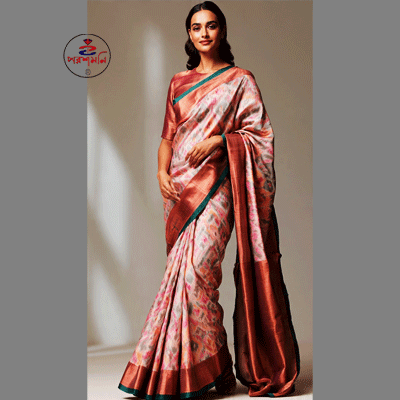 Ikat Saree-Where Every Thread Tells a Story-Poroshmoni